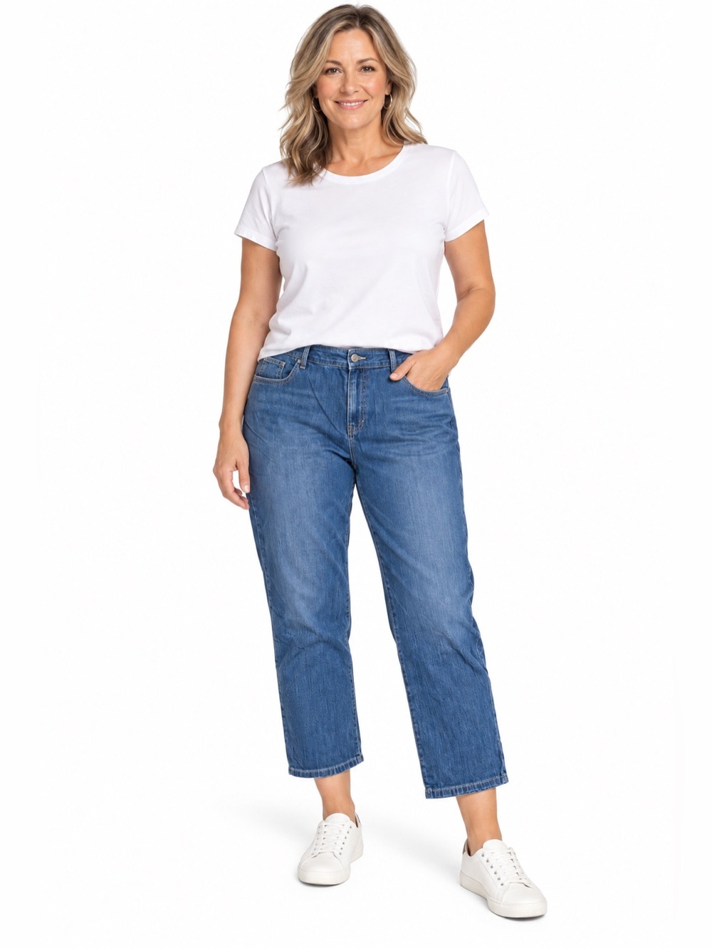 Chicos jeans slim boyfriend ankle size 16